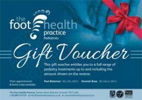 Foot Health Practice Gift Voucher